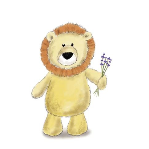 Warmies Lion 13" Microwavable Soft Comforting Toy Wheat Filled With Lavender Scent
