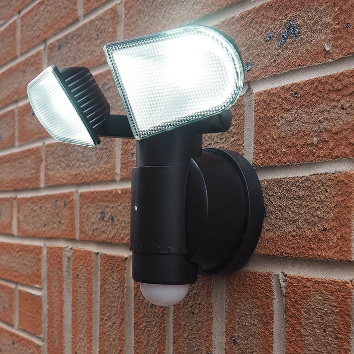 Xtralite NiteSafe Twin Motion Activated LED Outdoor Floodlight