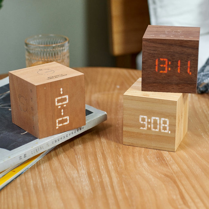 Gingko Cube Plus LED Alarm Clock