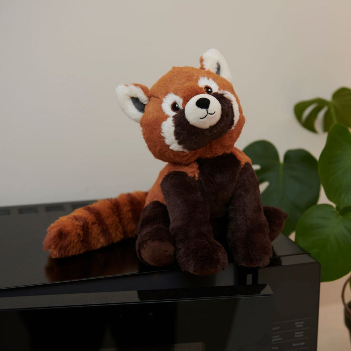 Warmies Red Panda 13" Microwavable Soft Comforting Toy Wheat Filled With Lavender Scent