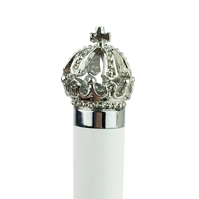 Ballpoint Pens With Silver Crown Toppers