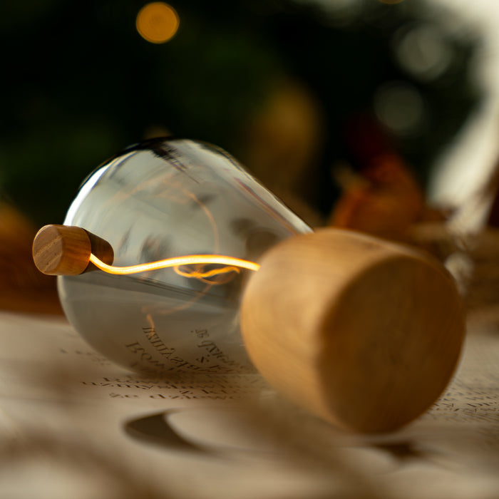 Gingko Opal Drift Interactive Wooden Desk Lamp