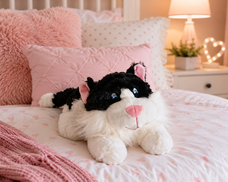 Beddy Buddies Cat Microwaveable Flaxseed Heat Pack Soft Toy
