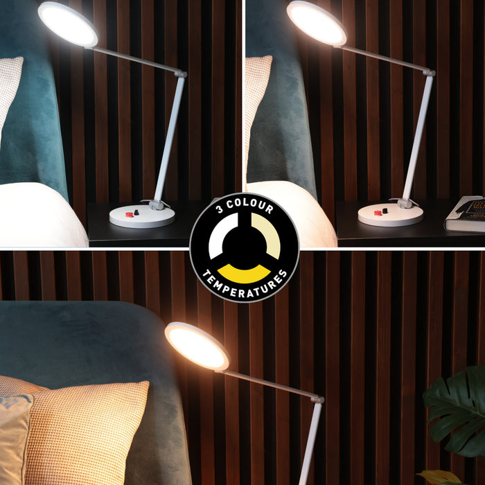 The Daylight Company Tricolour White LED Desk Lamp