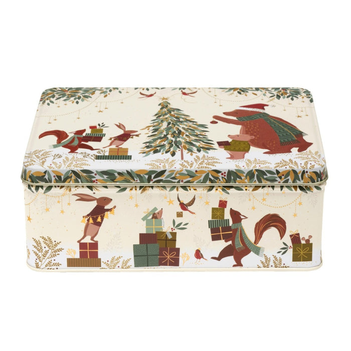 Sara Miller Woodland Bears Storage Tin