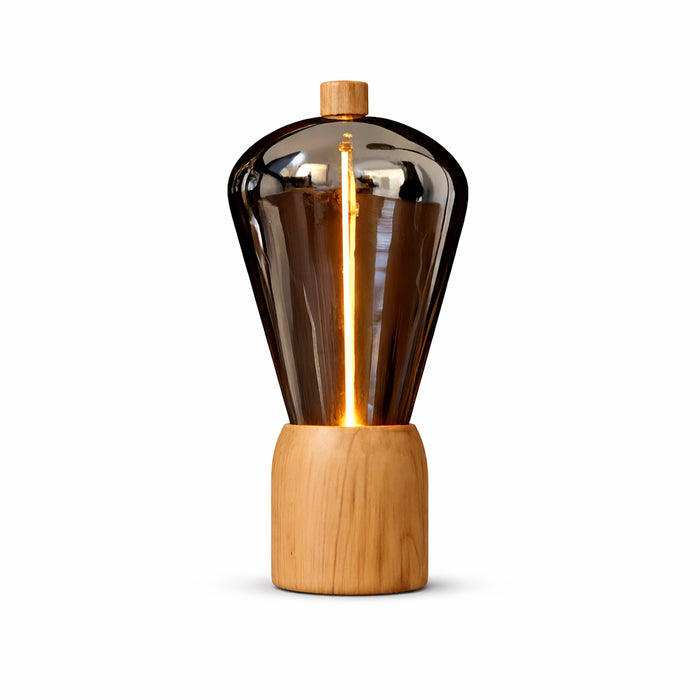 Gingko Opal Drift Interactive Wooden Desk Lamp