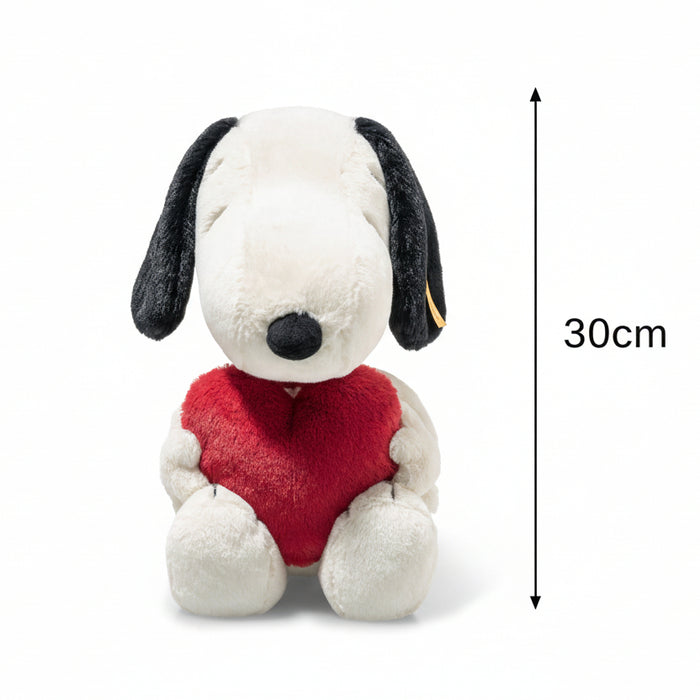 Steiff Snoopy Love Heart Soft Toy 30cm