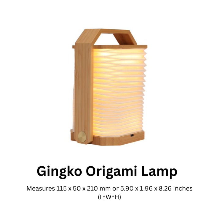 Gingko Origami LED Natural Wood Smart Desk Lamp