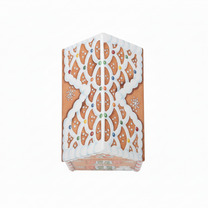 Gingerbread House Shaped Storage Tin