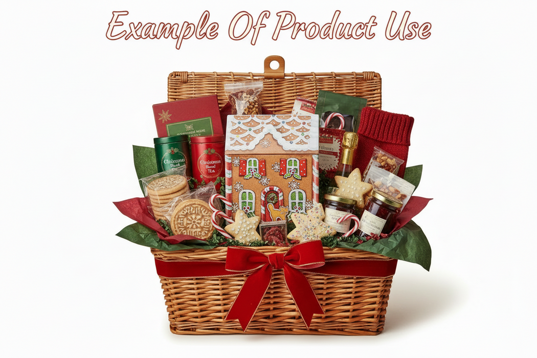 Gingerbread House Shaped Storage Tin