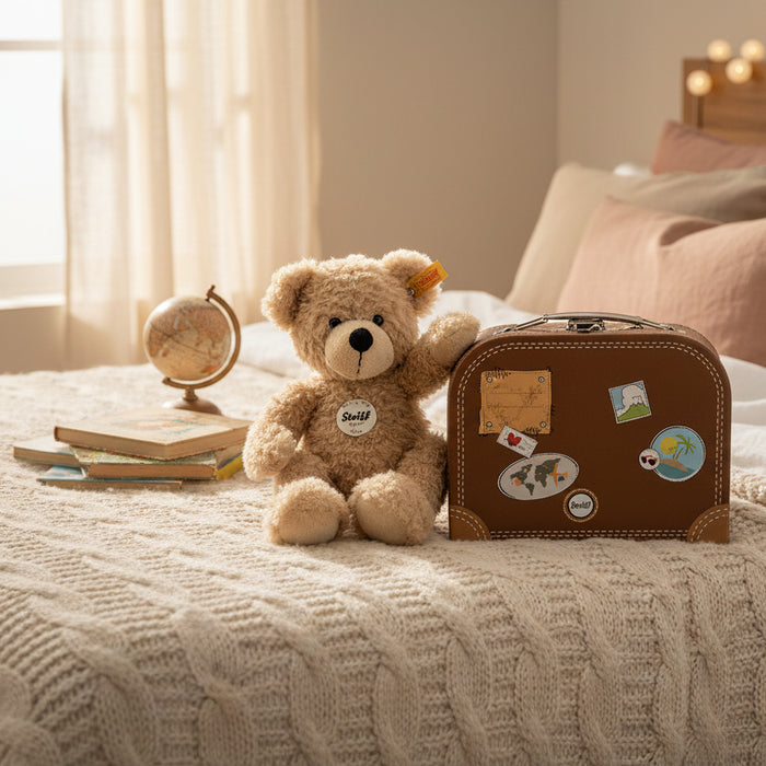 Steiff Fynn Small Teddy Bear With Suitcase