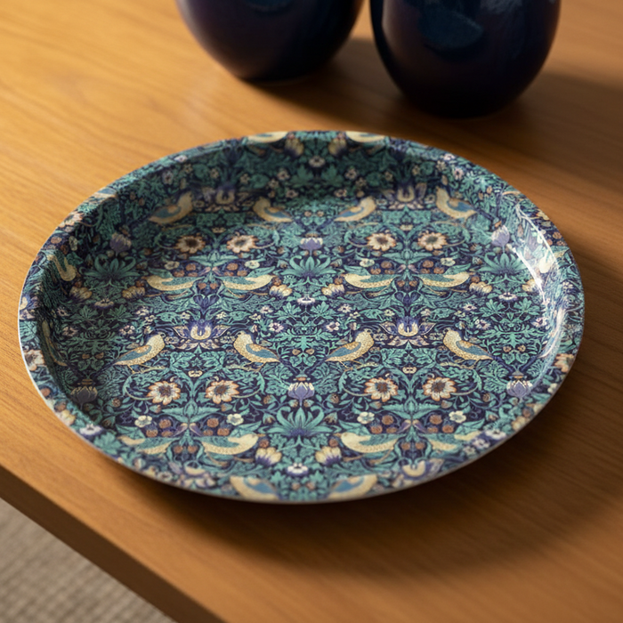 Arts & Crafts Strawberry Thief Tin Tray 30cm