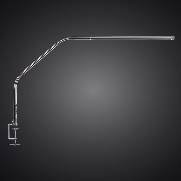 The Daylight Slimline 4 LED Brushed Steel Table Lamp