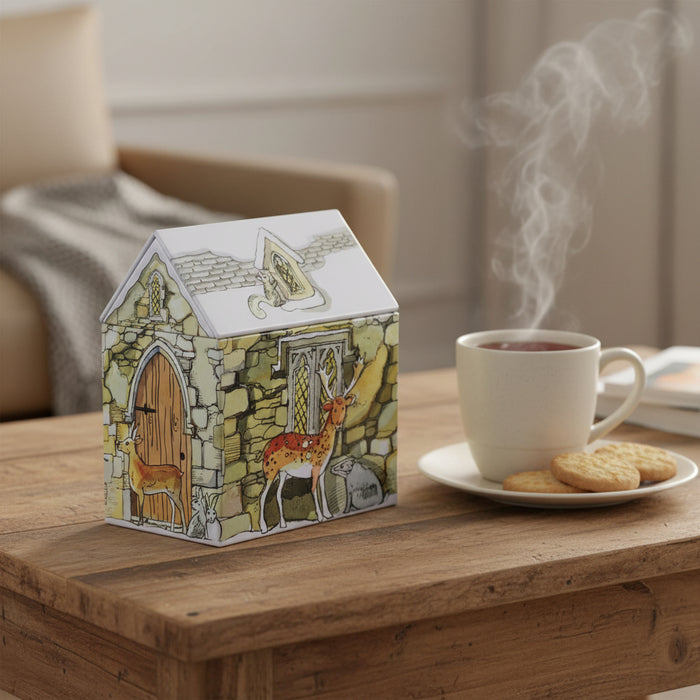 Emma Bridgewater Winter House Shaped Storage Tin
