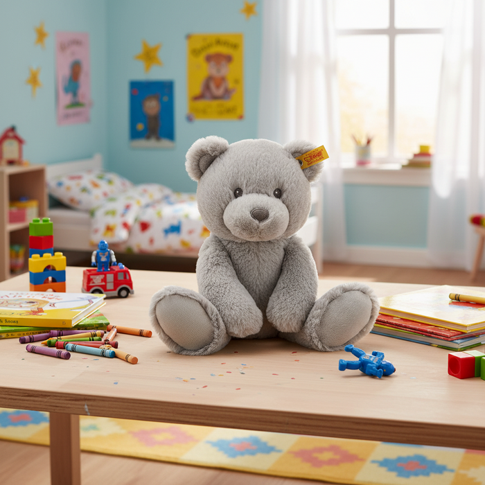 Steiff Bearzy Bear Grey Teddy Bear 28cm