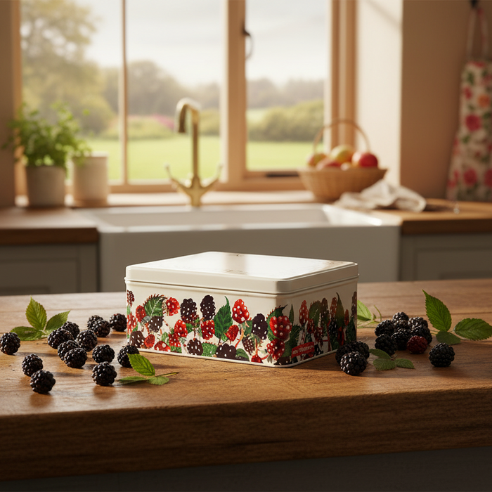 Emma Bridgewater Blackberries Long Rectangular Storage Tin