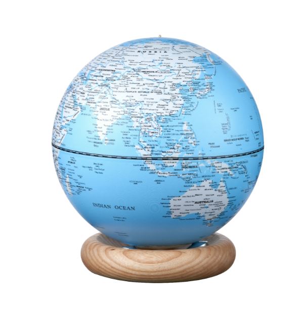 Gingko LED Atlas Lamp & Wooden Base