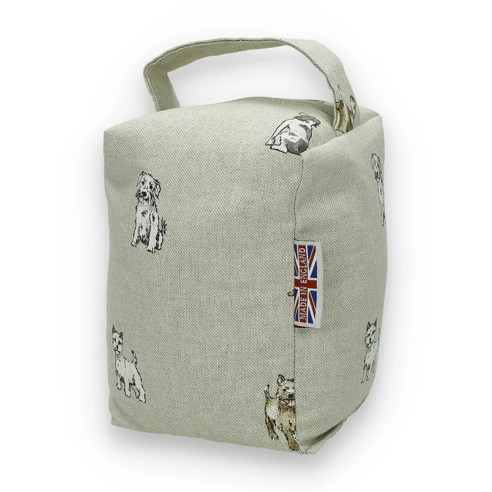 Fabric 100% Cotton Wheat Door Stop