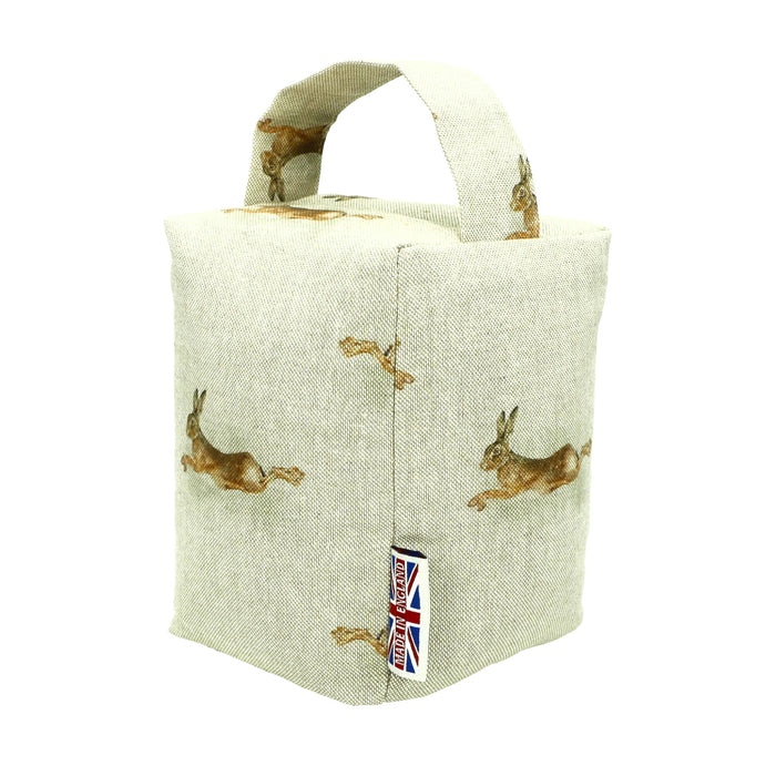 Fabric 100% Cotton Wheat Door Stop