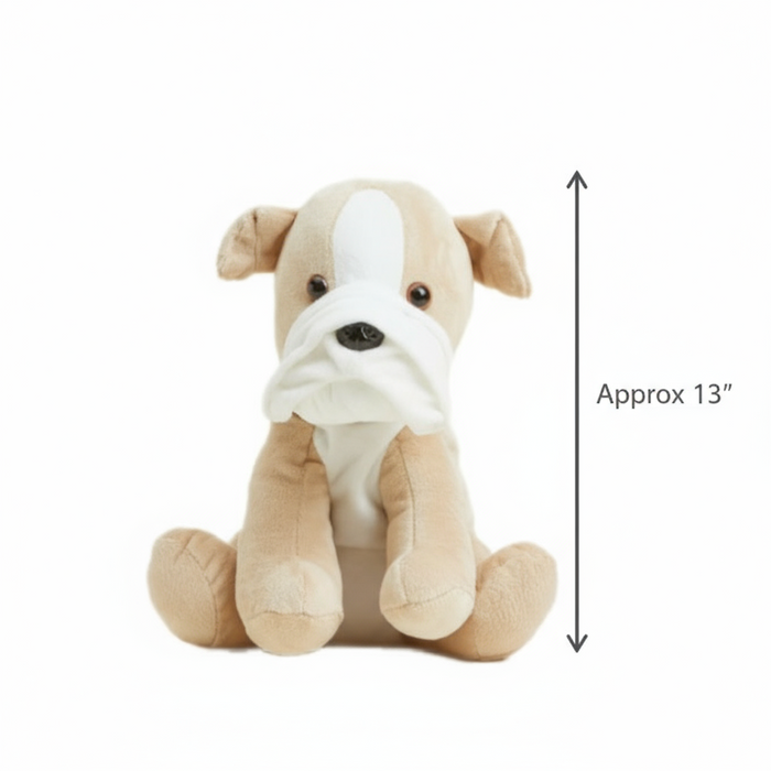 Warmies Bulldog Microwavable Lavender Scented Soft Toy