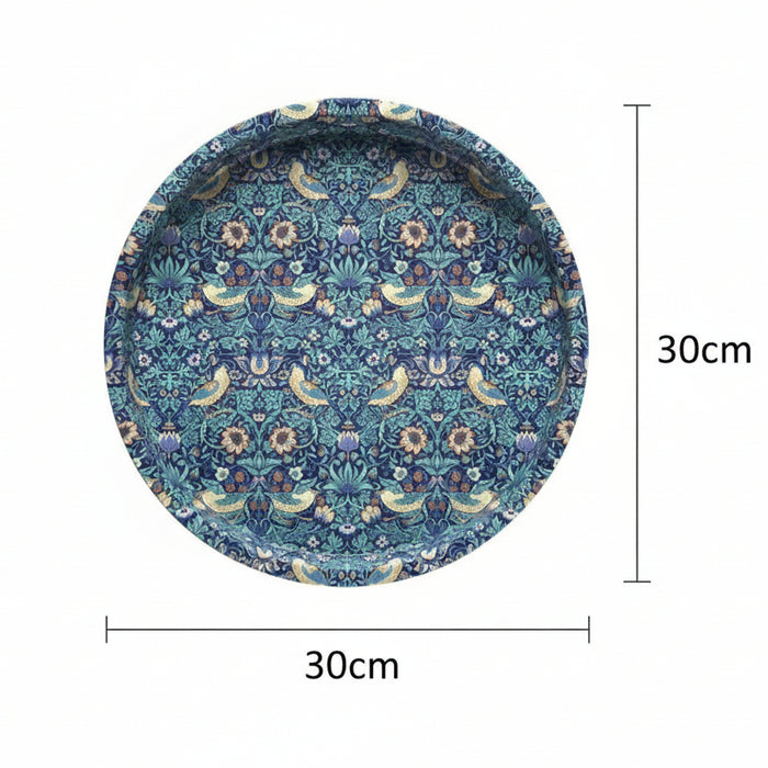 Arts & Crafts William Morris Strawberry Thief Tin Tray 30cm