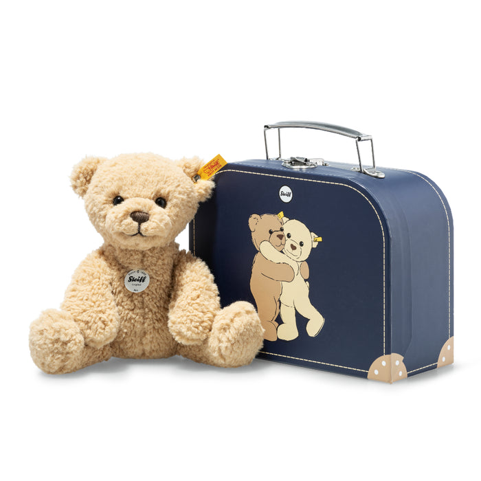 Steiff Ben Teddy Bear In A Suitcase 21cm