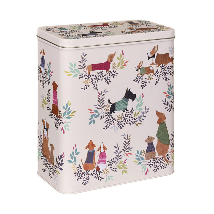 Sara Miller Dapper Dogs Tall Storage Tin