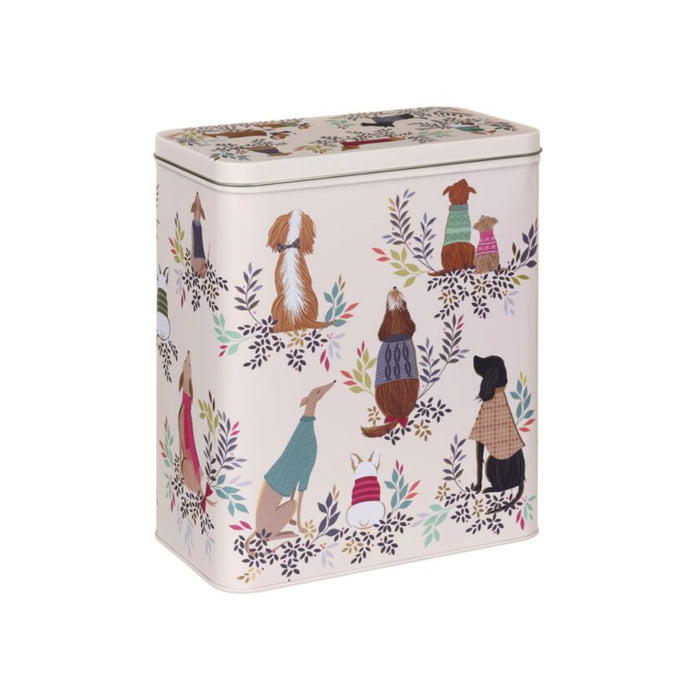 Sara Miller Dapper Dogs Tall Storage Tin