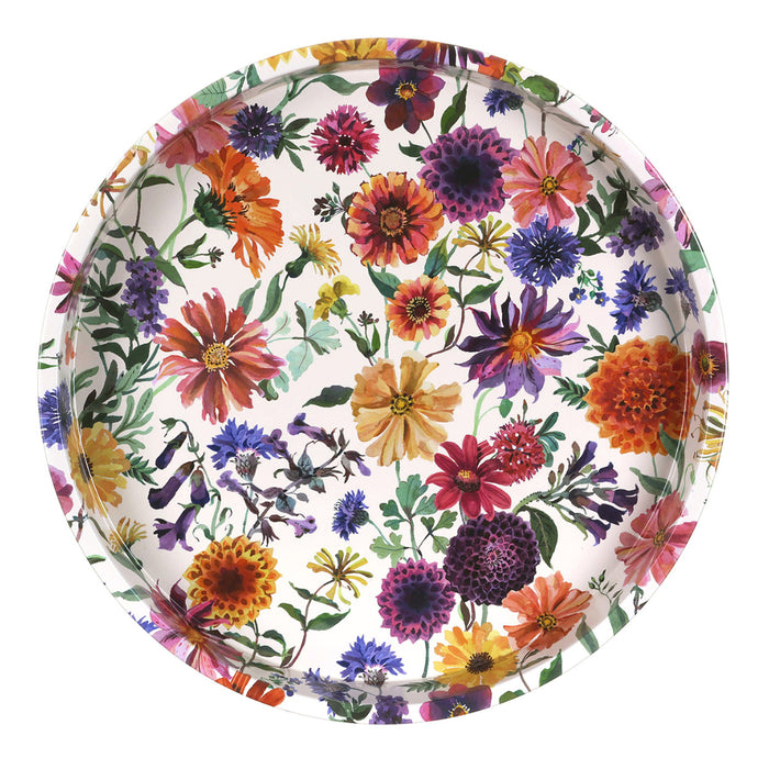 Emma Bridgewater Garden Flowers Round Tin Tray 30cm