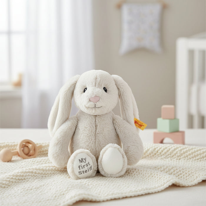 Steiff 'My First Steiff' Cream Hoppie Rabbit Soft Toy
