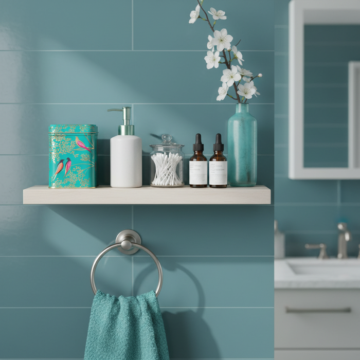 Sara Miller Green Chelsea Birds Square Metal Tin Storage Container 9cm