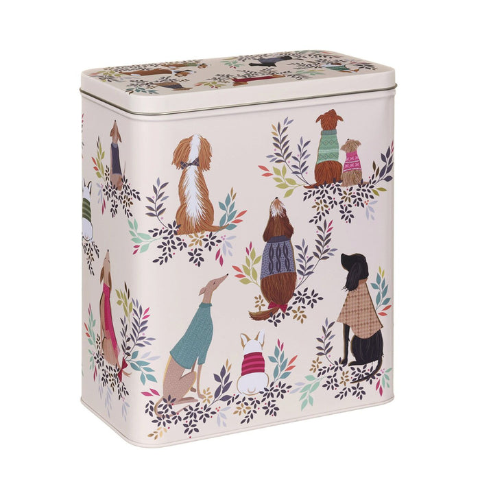 Sara Miller Dapper Dogs Tall Storage Tin