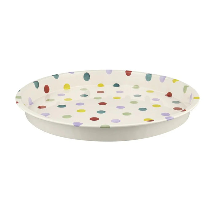 Emma Bridgewater Polka Dot Round Tin Tray 30cm