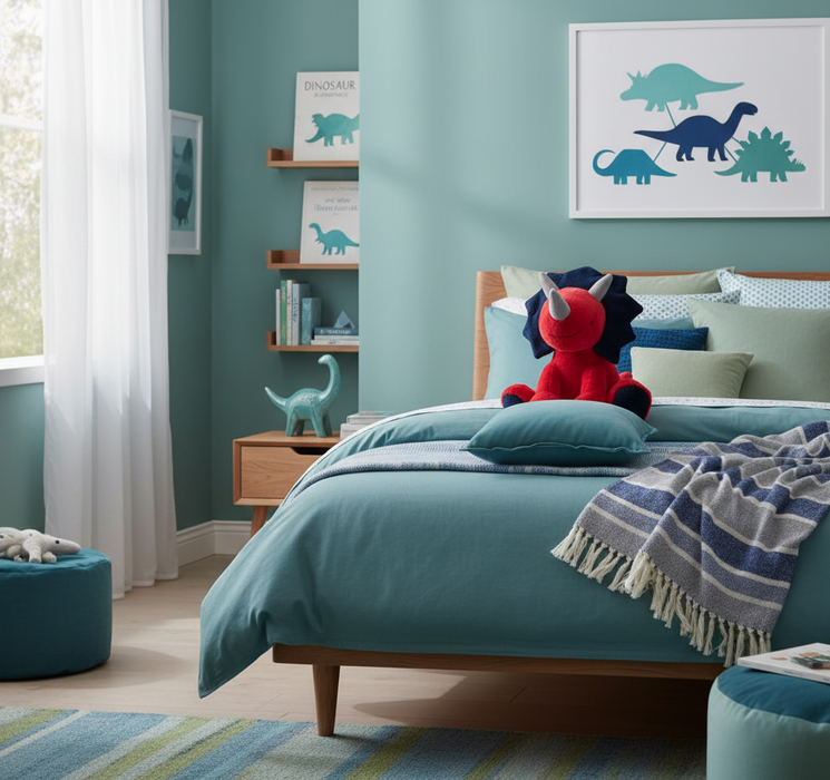 GUND Red Plush Dinosaur Triceratops Soft Toy