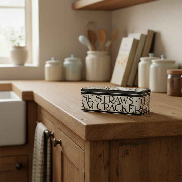 Emma Bridgewater Black Toast Long Rectangular Storage Tin