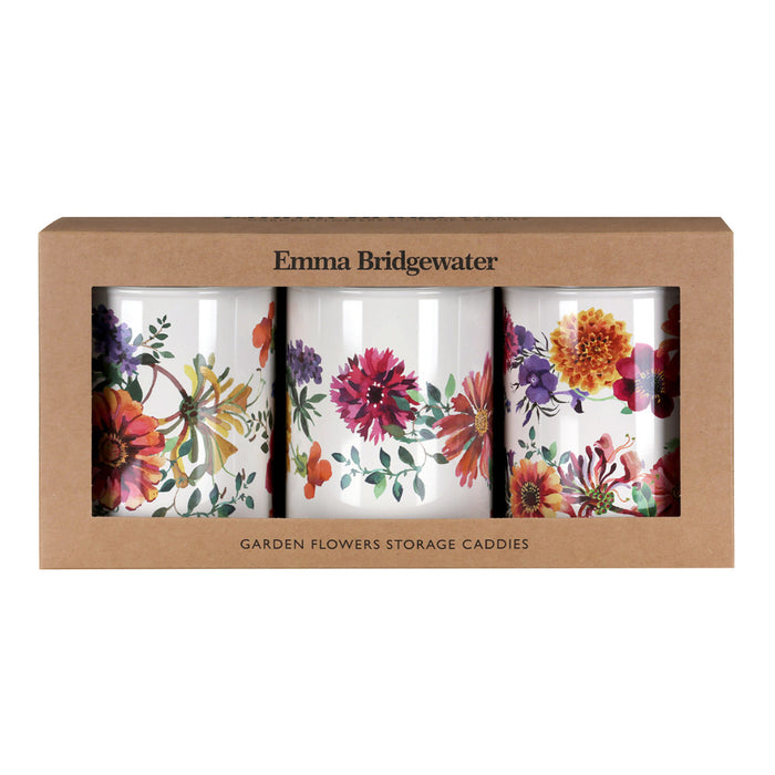 Emma Bridgewater Garden Flowers Set of Three Canisters
