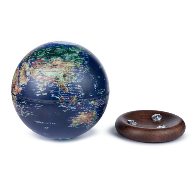 Gingko LED Atlas Lamp & Wooden Base