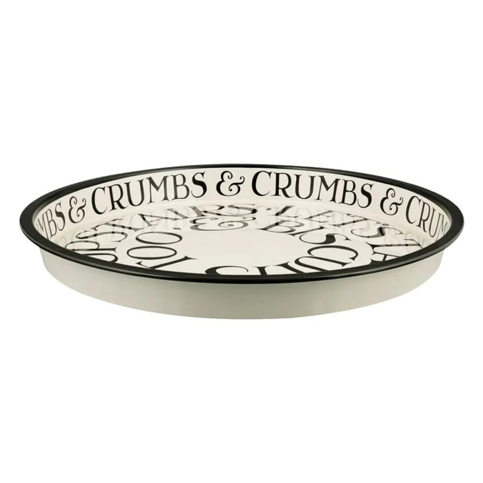 Emma Bridgewater Black Toast Round Tin Tray 28cm