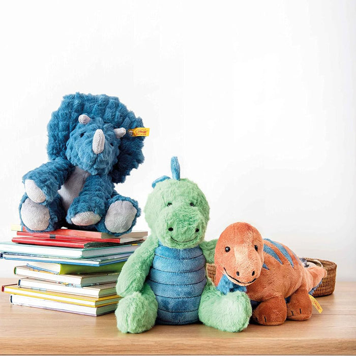 Steiff Dixi Triceratops Dinosaur Plush Soft Toy 28cm