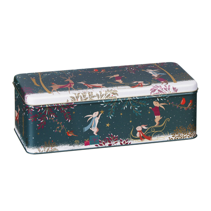 Sara Miller Woodland Tales Rectangular Storage Tin