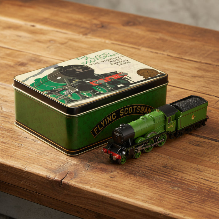 Flying Scotsman Train Storage Tin With Lid