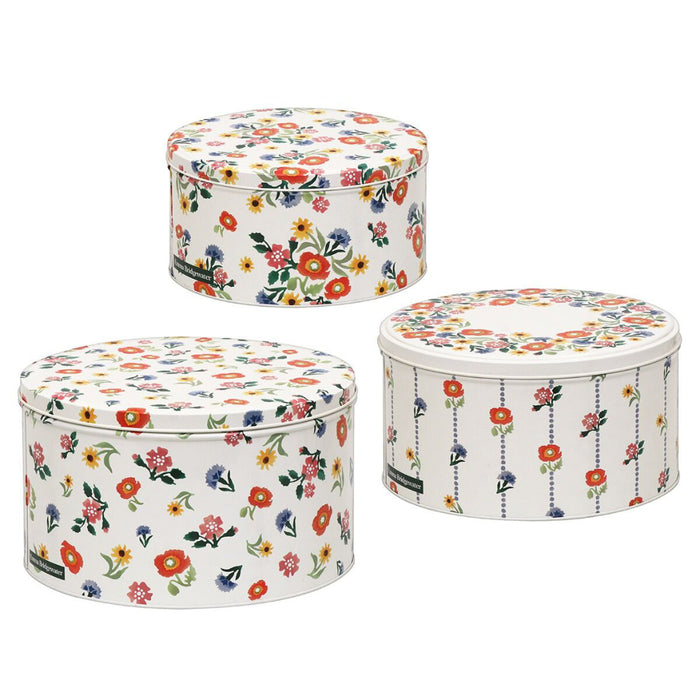 Emma Bridgewater Poppies Set of 3 Cake Tins