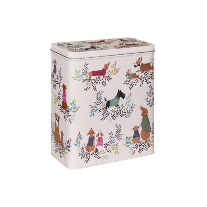 Sara Miller Dapper Dogs Tall Storage Tin