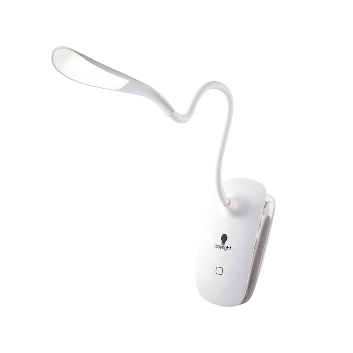 The Daylight Company LED Rechargeable Clip-On Book Light