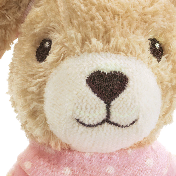 Hoppel Rabbit Grip Toy With Rattle 12cm