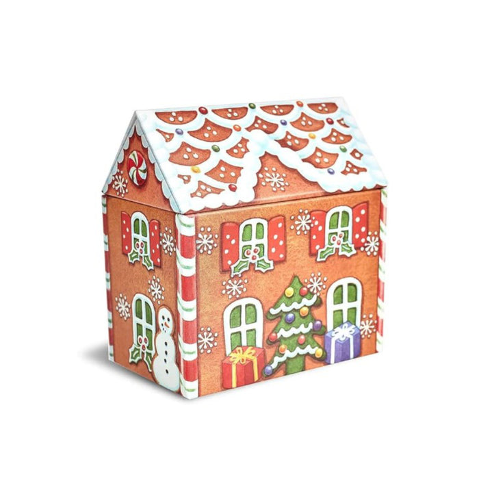 Gingerbread House Shaped Storage Tin