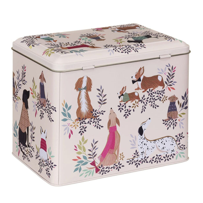 Sara Miller Dapper Dogs XL Caddy Storage Tin
