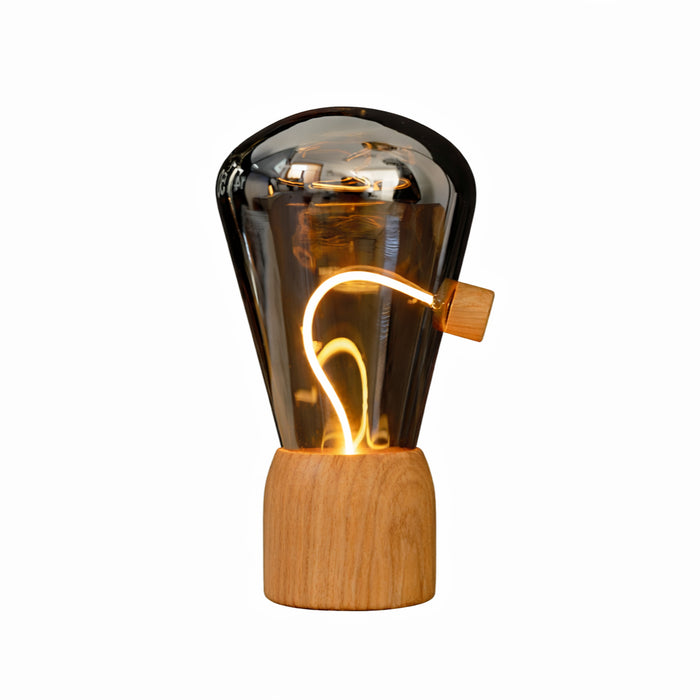 Gingko Opal Drift Interactive Wooden Desk Lamp