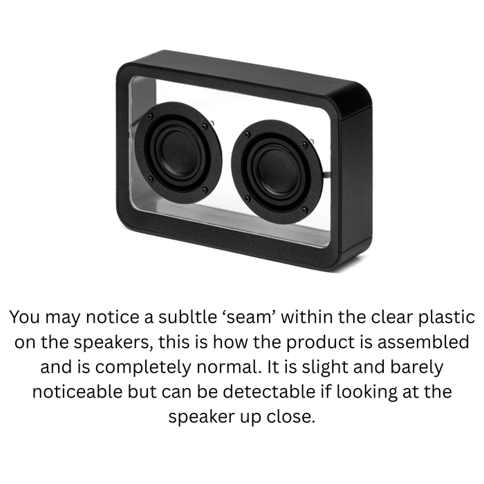 Gingko Mage See-Through Bluetooth Speaker With Wooden Elements