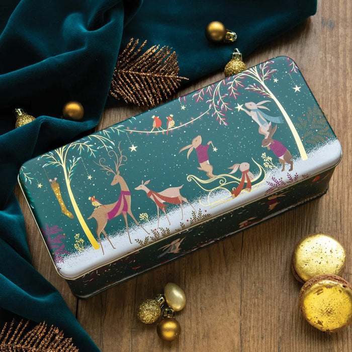 Sara Miller Woodland Tales Rectangular Storage Tin